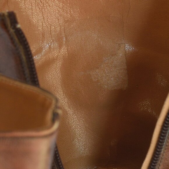 Tiffany Brown Leather High Heel Boots With Side Zipper - Italy - Picture 5 of 5